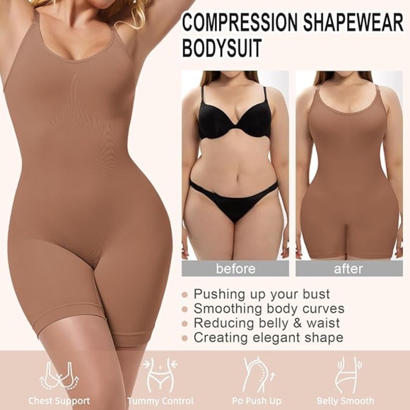 Women’s Full Body Shapewear With Butt Lifter And Thigh Slimmer - Picture 2 of 8